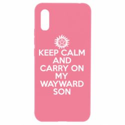 Чехол для Xiaomi Redmi 9a Keep Calm and carry on - PrintSalon