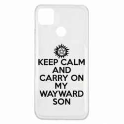 Чехол для Xiaomi Redmi 9c Keep Calm and carry on - PrintSalon
