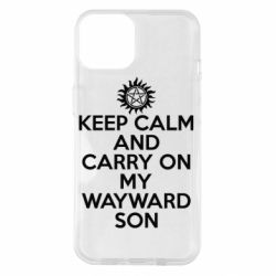 Чехол для iPhone 14 Keep Calm and carry on - PrintSalon