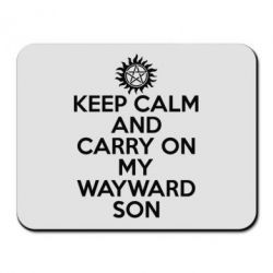 Коврик для мыши Keep Calm and carry on - PrintSalon