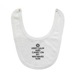 Слюнявчик  Keep Calm and carry on - PrintSalon