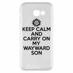 Чехол для Samsung A5 2017 Keep Calm and carry on - PrintSalon