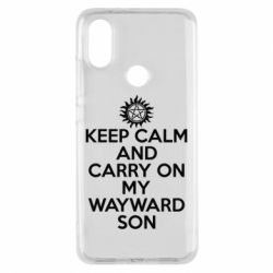 Чехол для Xiaomi Mi A2 Keep Calm and carry on - PrintSalon