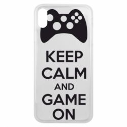 Чехол для iPhone Xs Max KEEP CALM and GAME ON - PrintSalon