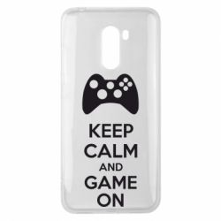 Чохол для Xiaomi Pocophone F1 KEEP CALM and GAME ON