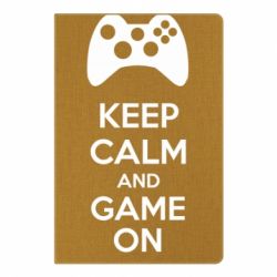 Блокнот с принто KEEP CALM and GAME ON - PrintSalon