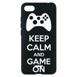 Чехол для Xiaomi Redmi 6A KEEP CALM and GAME ON-PrintSalon Чехол для Xiaomi Redmi 6A KEEP CALM and GAME ON