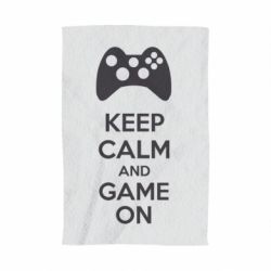 Полотенце с принтом KEEP CALM and GAME ON - PrintSalon