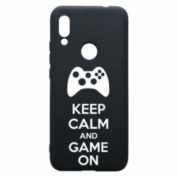 Чехол для Xiaomi Redmi 7 KEEP CALM and GAME ON - PrintSalon