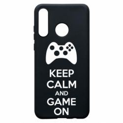 Чехол для Huawei P30 Lite KEEP CALM and GAME ON-PrintSalon Чехол для Huawei P30 Lite KEEP CALM and GAME ON