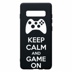 Чехол для Samsung S10+ KEEP CALM and GAME ON - PrintSalon