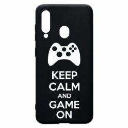 Чехол для Samsung A60 KEEP CALM and GAME ON - PrintSalon
