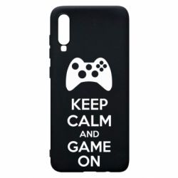 Чехол для Samsung A70 KEEP CALM and GAME ON - PrintSalon