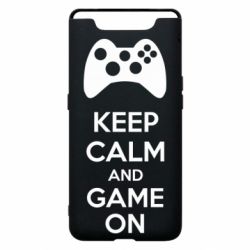 Чехол для Samsung A80 KEEP CALM and GAME ON - PrintSalon