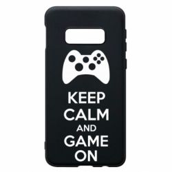 Чехол для Samsung S10e KEEP CALM and GAME ON - PrintSalon