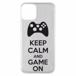 Чехол для iPhone 11 KEEP CALM and GAME ON - PrintSalon