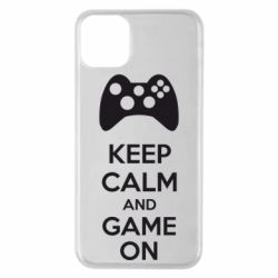 Чехол для iPhone 11 Pro Max KEEP CALM and GAME ON - PrintSalon