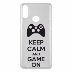 Чохол для Samsung A10s KEEP CALM and GAME ON-PrintSalon Чохол для Samsung A10s KEEP CALM and GAME ON