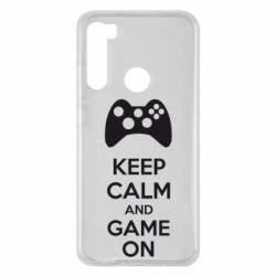 Чехол для Xiaomi Redmi Note 8 KEEP CALM and GAME ON - PrintSalon