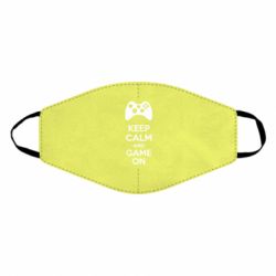 Маска многоразовая KEEP CALM and GAME ON - PrintSalon