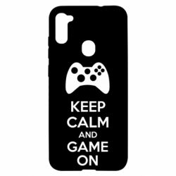 Чехол для Samsung A11/M11 KEEP CALM and GAME ON - PrintSalon