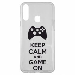 Чехол для Samsung A20s KEEP CALM and GAME ON - PrintSalon
