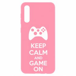 Чехол для Samsung A50 KEEP CALM and GAME ON - PrintSalon