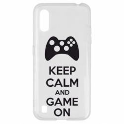 Чехол для Samsung A01/M01 KEEP CALM and GAME ON - PrintSalon