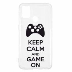 Чехол для Samsung M31 KEEP CALM and GAME ON - PrintSalon