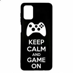 Чехол для Samsung M51 KEEP CALM and GAME ON - PrintSalon