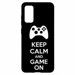 Чехол для Samsung S20 KEEP CALM and GAME ON - PrintSalon