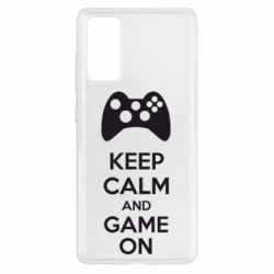 Чехол для Samsung S20 FE KEEP CALM and GAME ON - PrintSalon