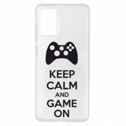 Чехол для Samsung S20+ KEEP CALM and GAME ON - PrintSalon