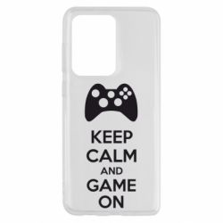 Чехол для Samsung S20 Ultra KEEP CALM and GAME ON - PrintSalon