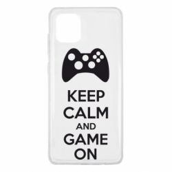 Чехол для Samsung Note 10 Lite KEEP CALM and GAME ON - PrintSalon