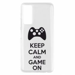 Чехол для Huawei P Smart 2021 KEEP CALM and GAME ON - PrintSalon
