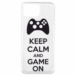 Чехол для Oppo A73 KEEP CALM and GAME ON - PrintSalon
