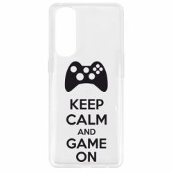 Чехол для Oppo Reno 4 Pro KEEP CALM and GAME ON - PrintSalon