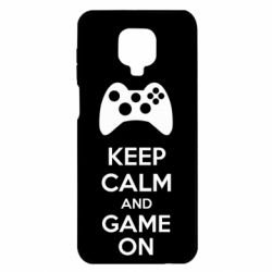 Чехол для Xiaomi Redmi Note 9S/9Pro/9Pro Max KEEP CALM and GAME ON - PrintSalon