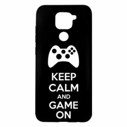 Чехол для Xiaomi Redmi Note 9/Redmi 10X KEEP CALM and GAME ON - PrintSalon