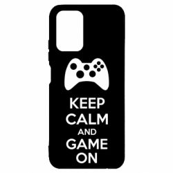Чехол для Xiaomi Redmi Note 10 KEEP CALM and GAME ON - PrintSalon
