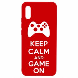 Чехол для Xiaomi Redmi 9a KEEP CALM and GAME ON - PrintSalon
