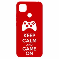 Чехол для Xiaomi Redmi 9c KEEP CALM and GAME ON - PrintSalon