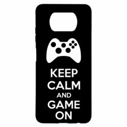 Чехол для Xiaomi Poco X3 KEEP CALM and GAME ON - PrintSalon