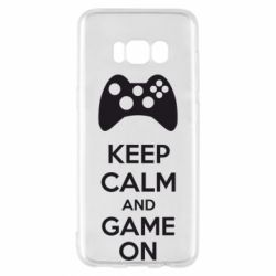 Чехол для Samsung S8 KEEP CALM and GAME ON - PrintSalon