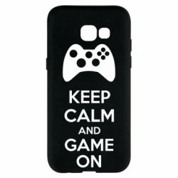 Чехол для Samsung A5 2017 KEEP CALM and GAME ON - PrintSalon