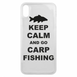 Чехол для iPhone Xs Max Keep calm and go carp fishing - PrintSalon