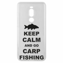 Чехол для Meizu Note 8 Keep calm and go carp fishing - PrintSalon