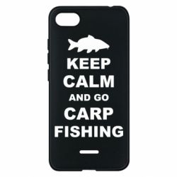 Чехол для Xiaomi Redmi 6A Keep calm and go carp fishing - PrintSalon