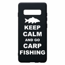 Чехол для Samsung S10+ Keep calm and go carp fishing - PrintSalon